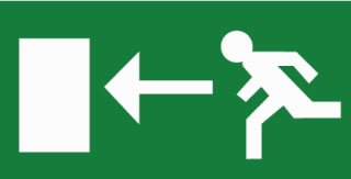 MacBright Ede Tec Tiel pictogram 1 persoon pijl links